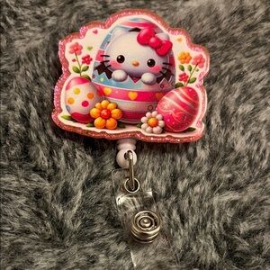 Hello Kitty Easter Badge Reel